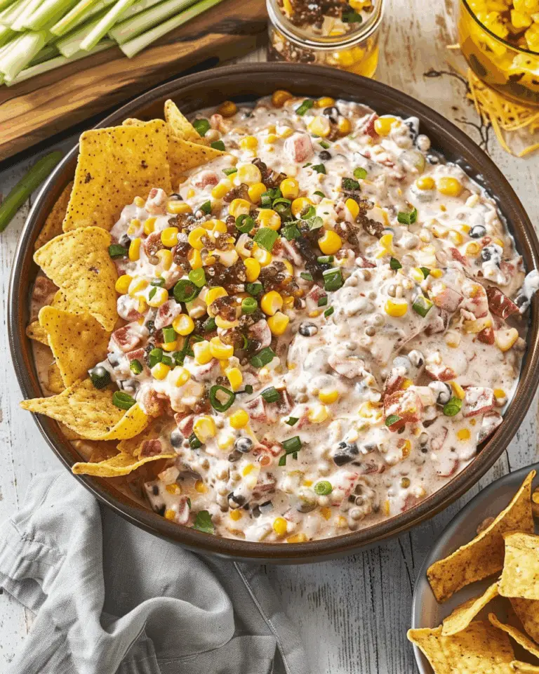 Creamy Cowboy Caviar Dip