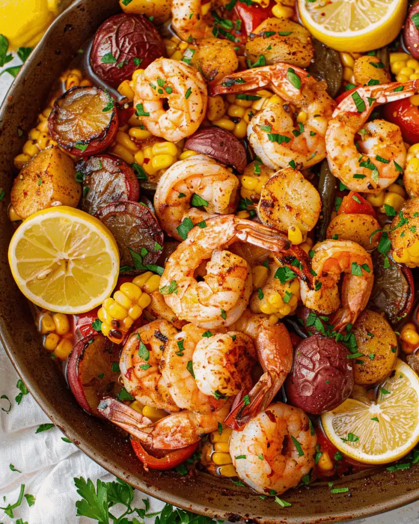 Sheet Pan Shrimp Boil