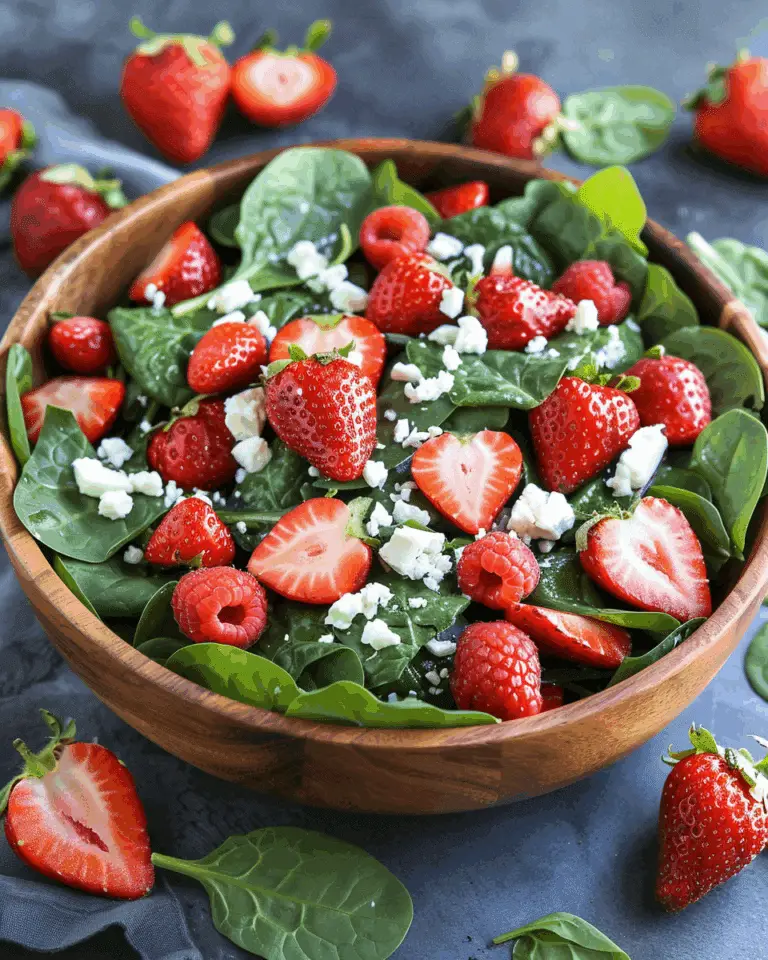 Strawberry Spinach Salad