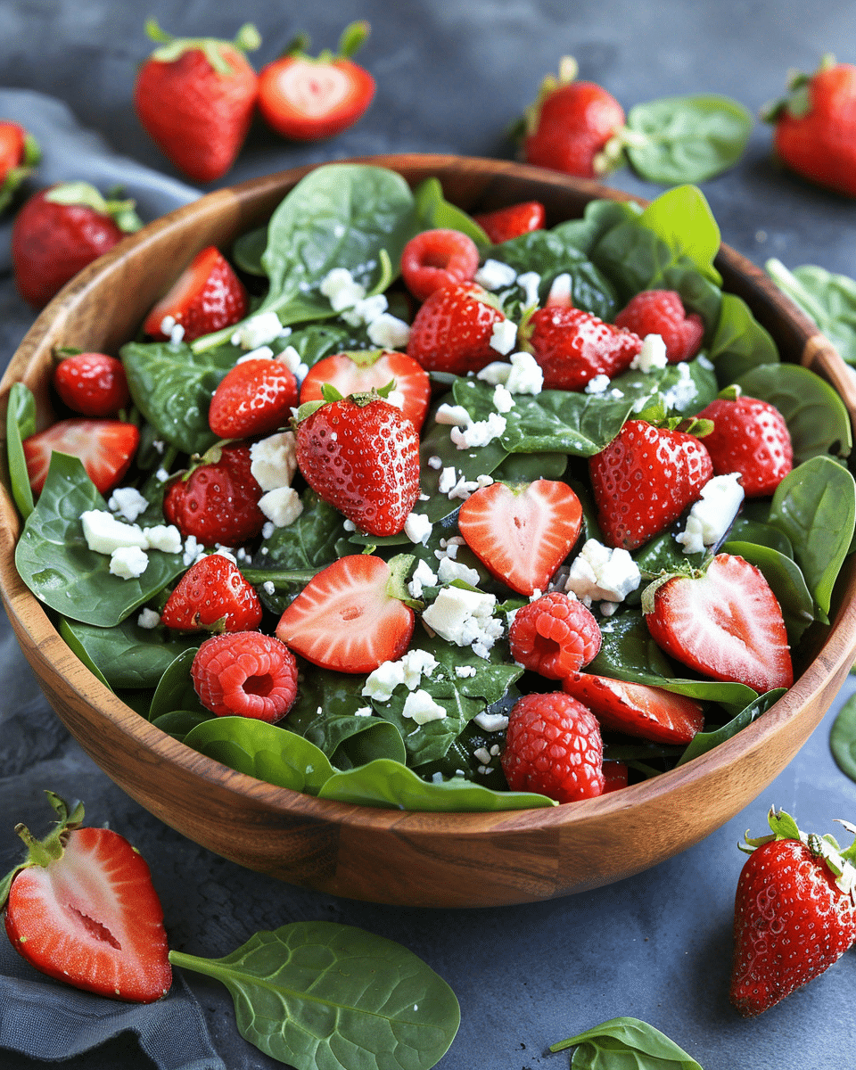 Strawberry Spinach Salad