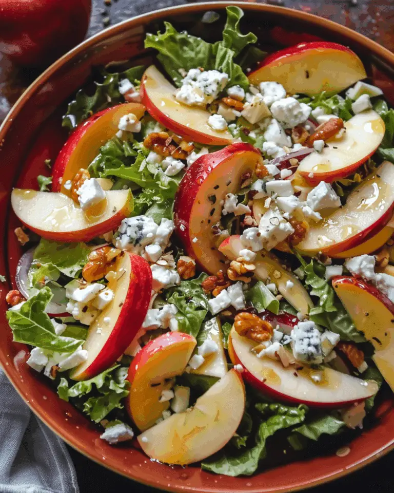 Honeycrisp Apple and Feta Salad