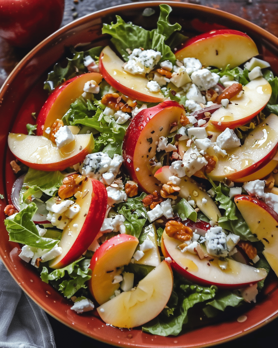 Honeycrisp Apple and Feta Salad
