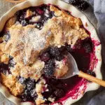 Warm & Sweet Blackberry Cobbler