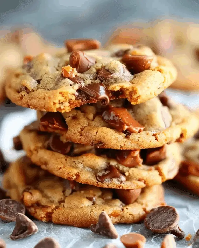 Chocolate Chip Turtle Pudding Cookies