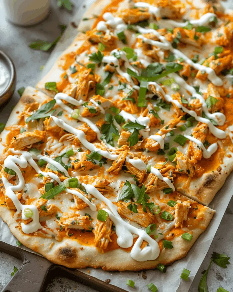 Buffalo Chicken Flatbread