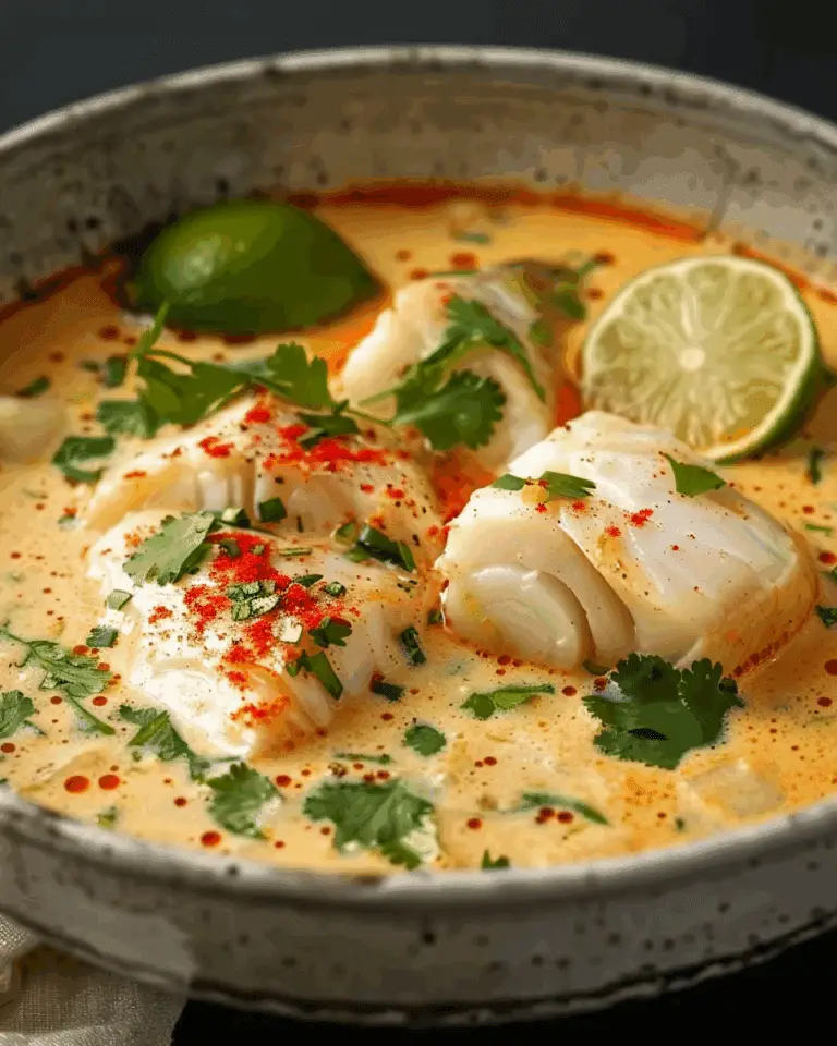 Coconut Lime Fish Soup
