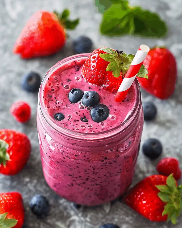 The Best Strawberry Blueberry Smoothie Recipe Ever