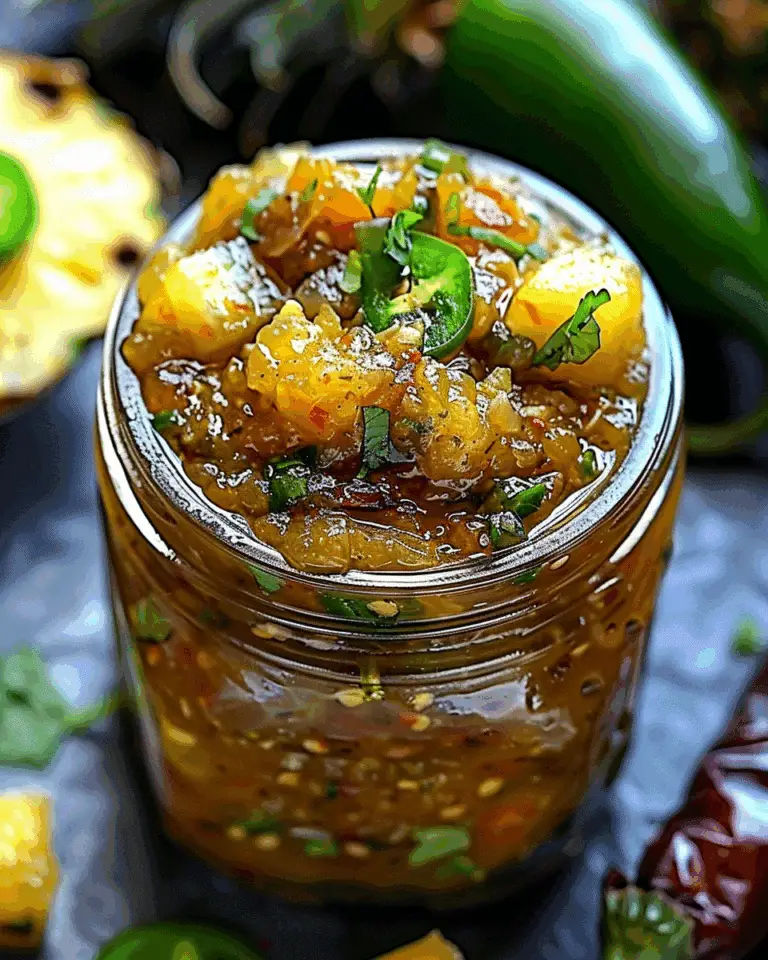 Spicy Pineapple Jalapeño Chutney