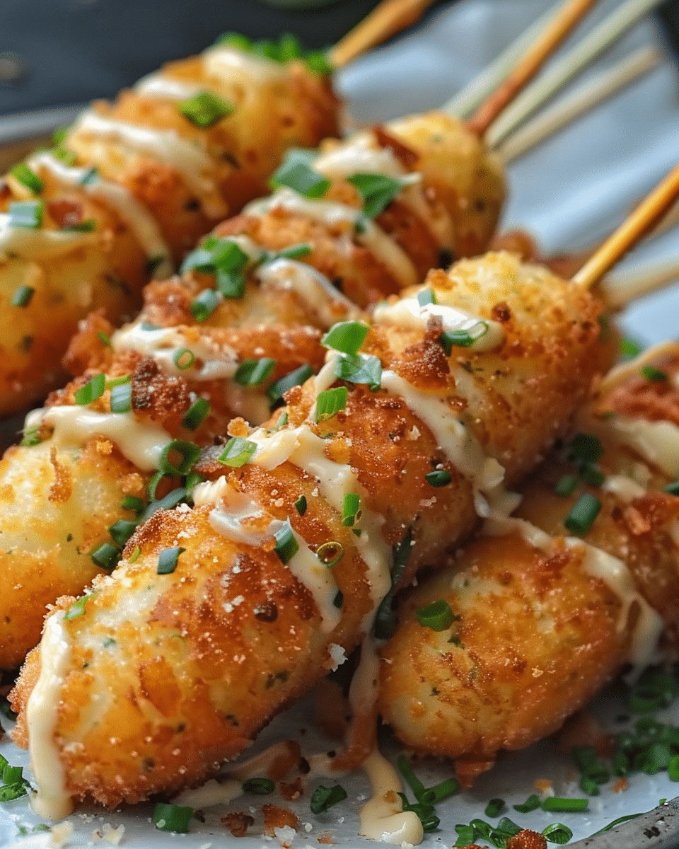 Shrimp and Crab Nacho Bomb Corn Dogs