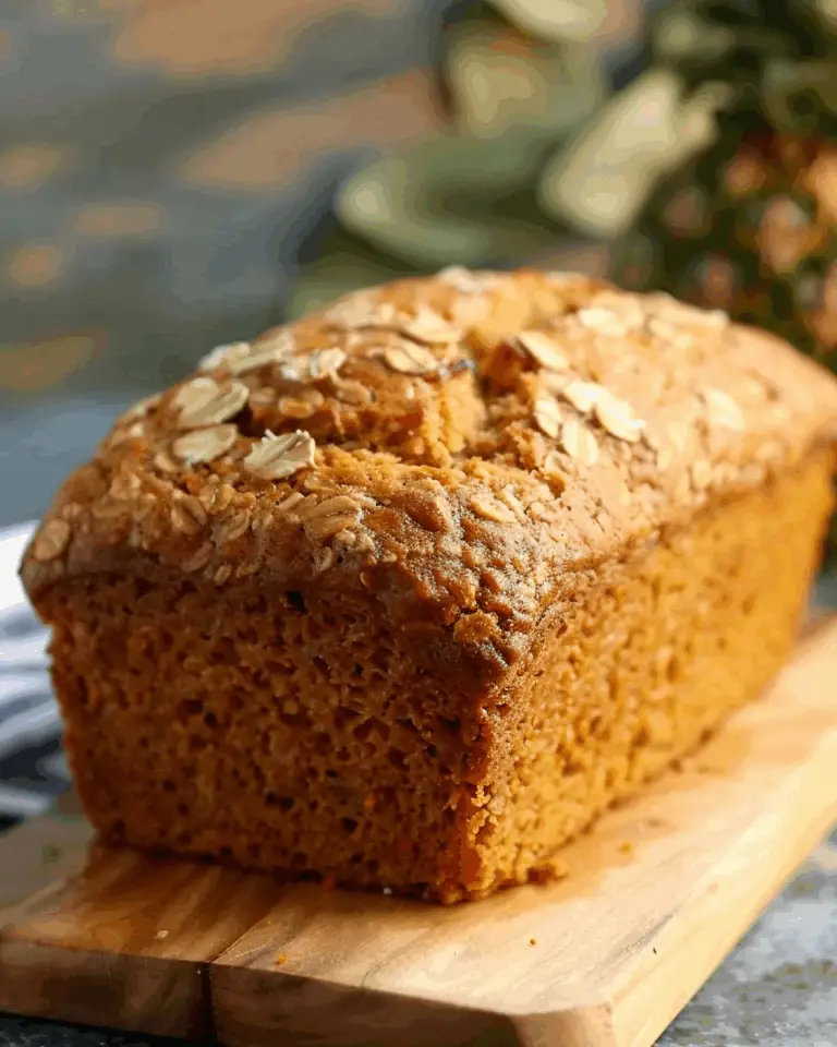 Simple Pineapple Carrot Oat Bread (Sweet & Nutritious)