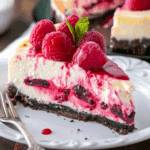 White Chocolate Raspberry Cheesecake