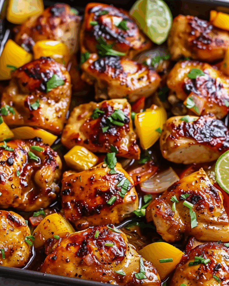 Hawaiian Chicken Sheet Pan