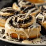 Oreo‑Stuffed Cinnamon Rolls