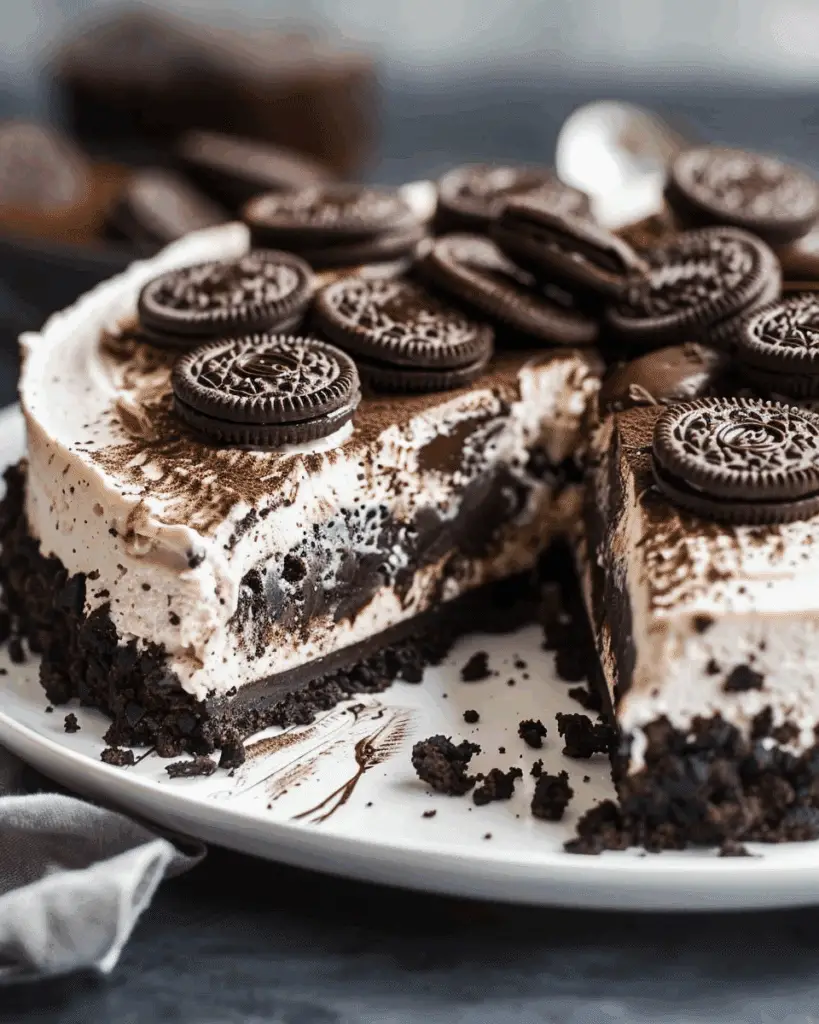 No Bake Oreo Cheesecake
