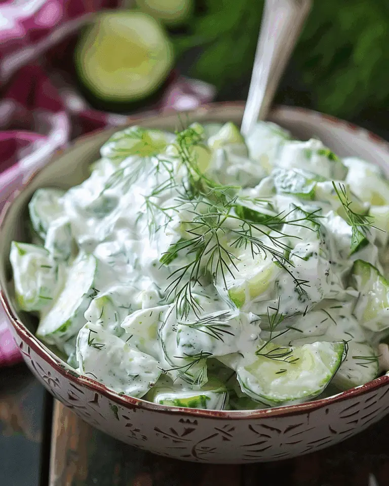 CREAMY CUCUMBER SALAD