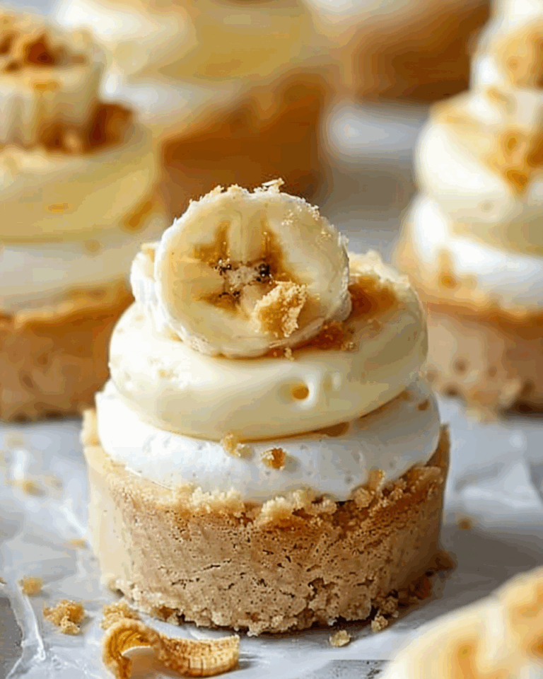 Mini Banana Pudding Cheesecakes