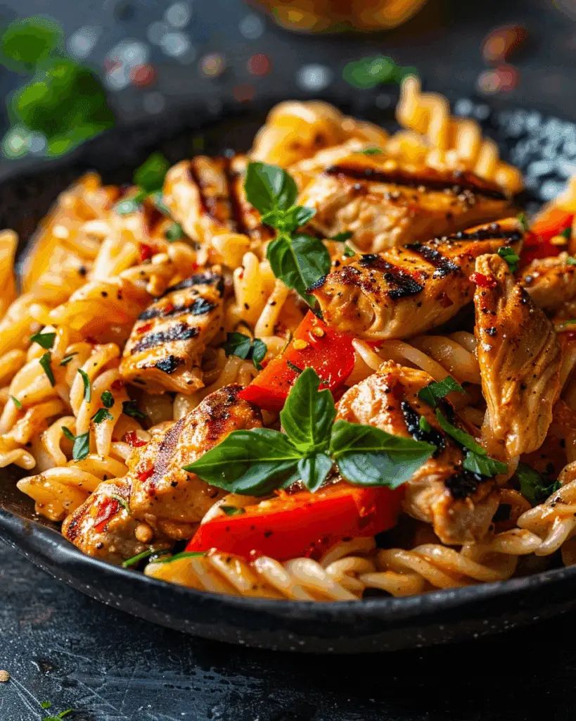 Honey Pepper Chicken Panini Pasta