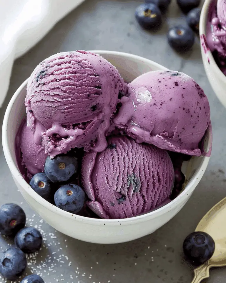 Blueberry Ice Cream