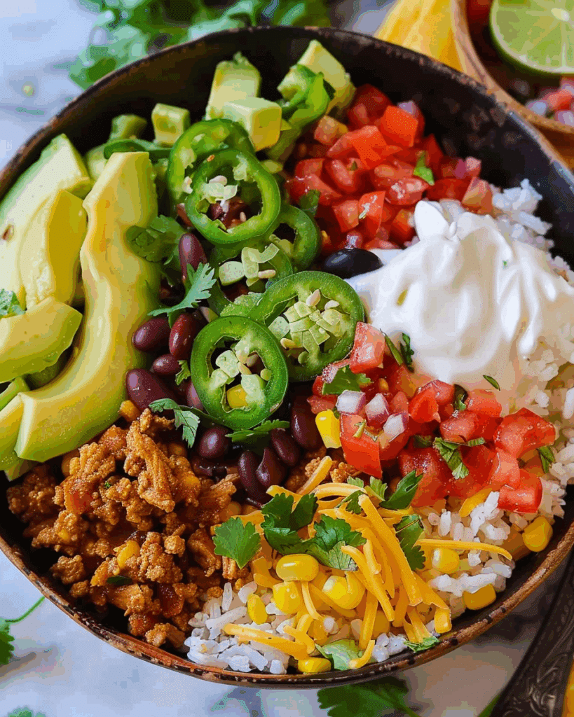 Healthy Turkey Taco Bowl (Dinner or Meal Prep)