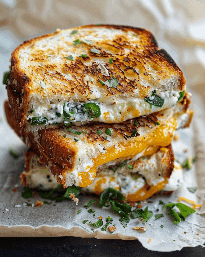 Jalapeno Popper Grilled Cheese