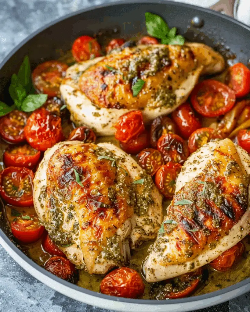 Creamy Pesto Chicken Recipe