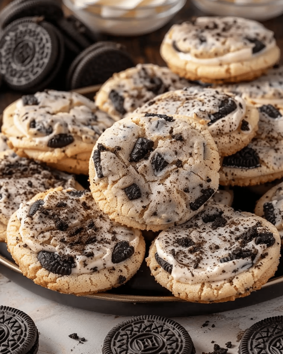 Oreo Cheesecake Cookies