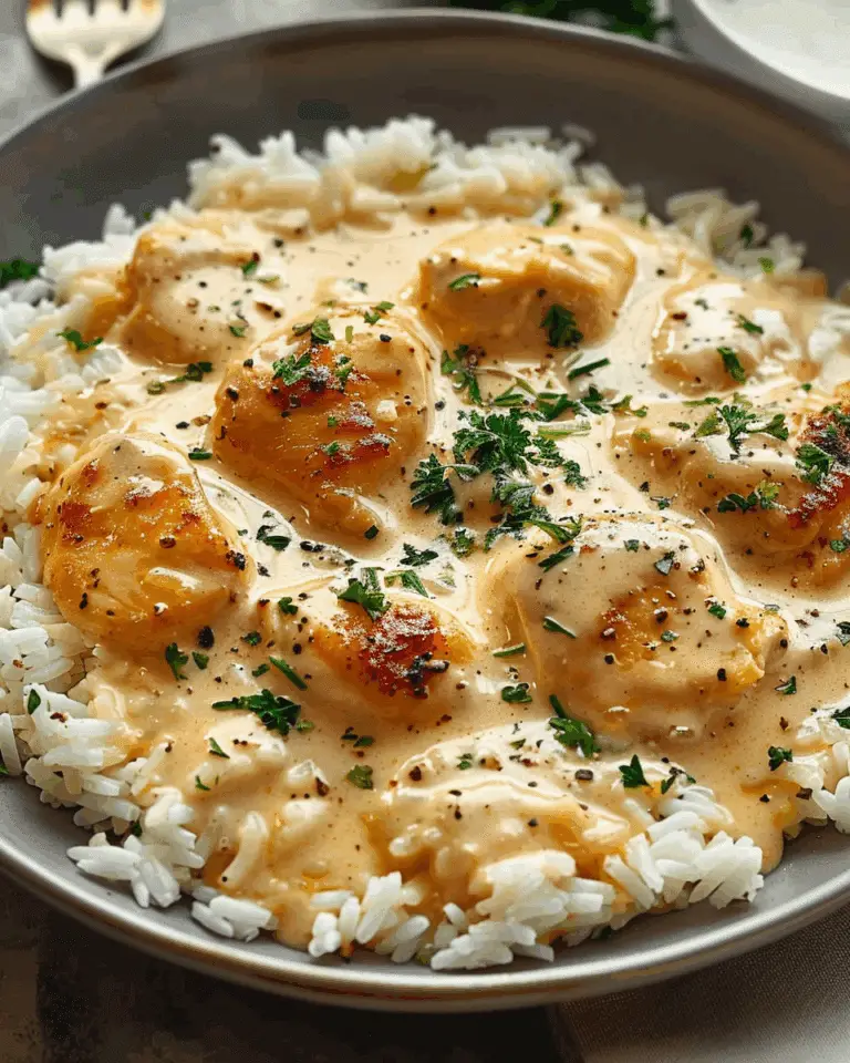 Creamy Smothered Chicken and Rice