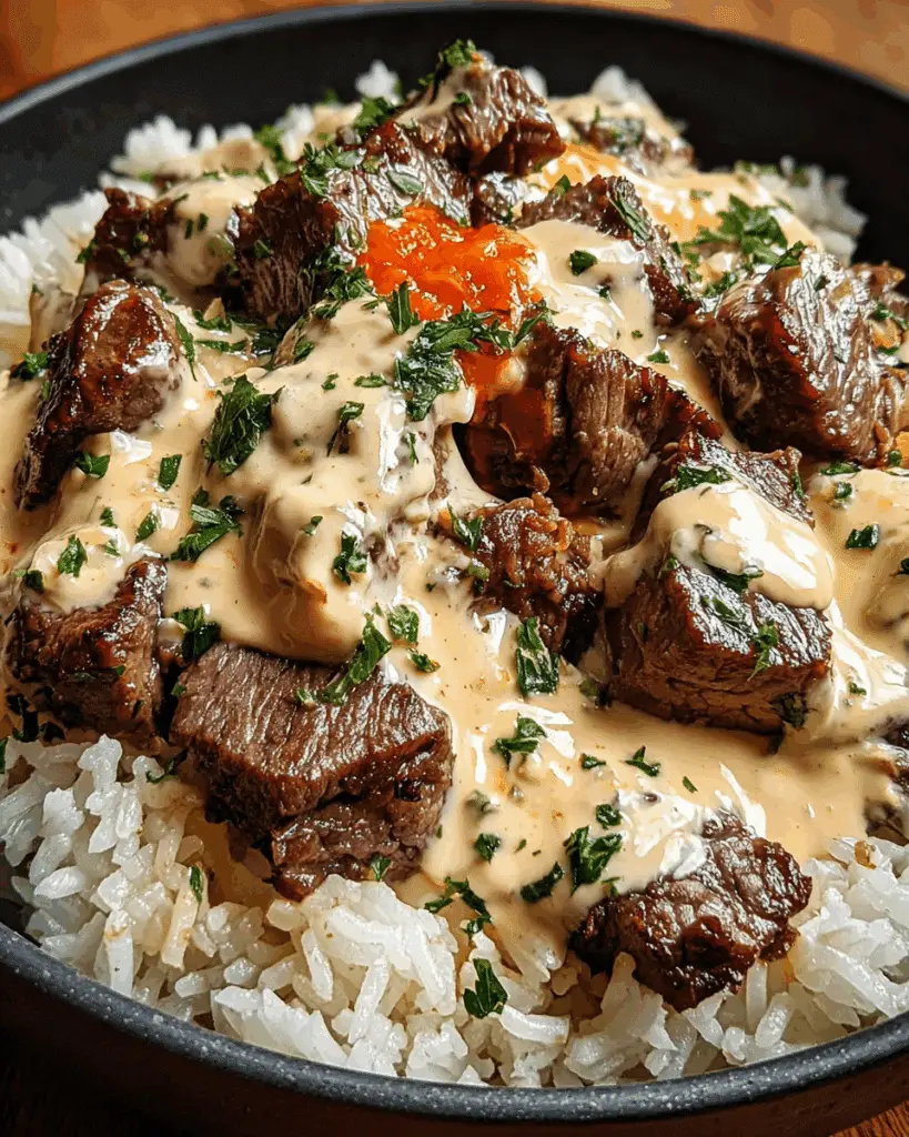 Steak & Queso Rice Recipe