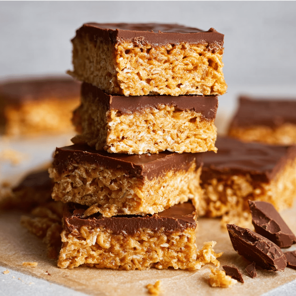 Best Ever Chocolate Scotcheroos Recipe (Soft & Chewy) Recipe - Recipe Image