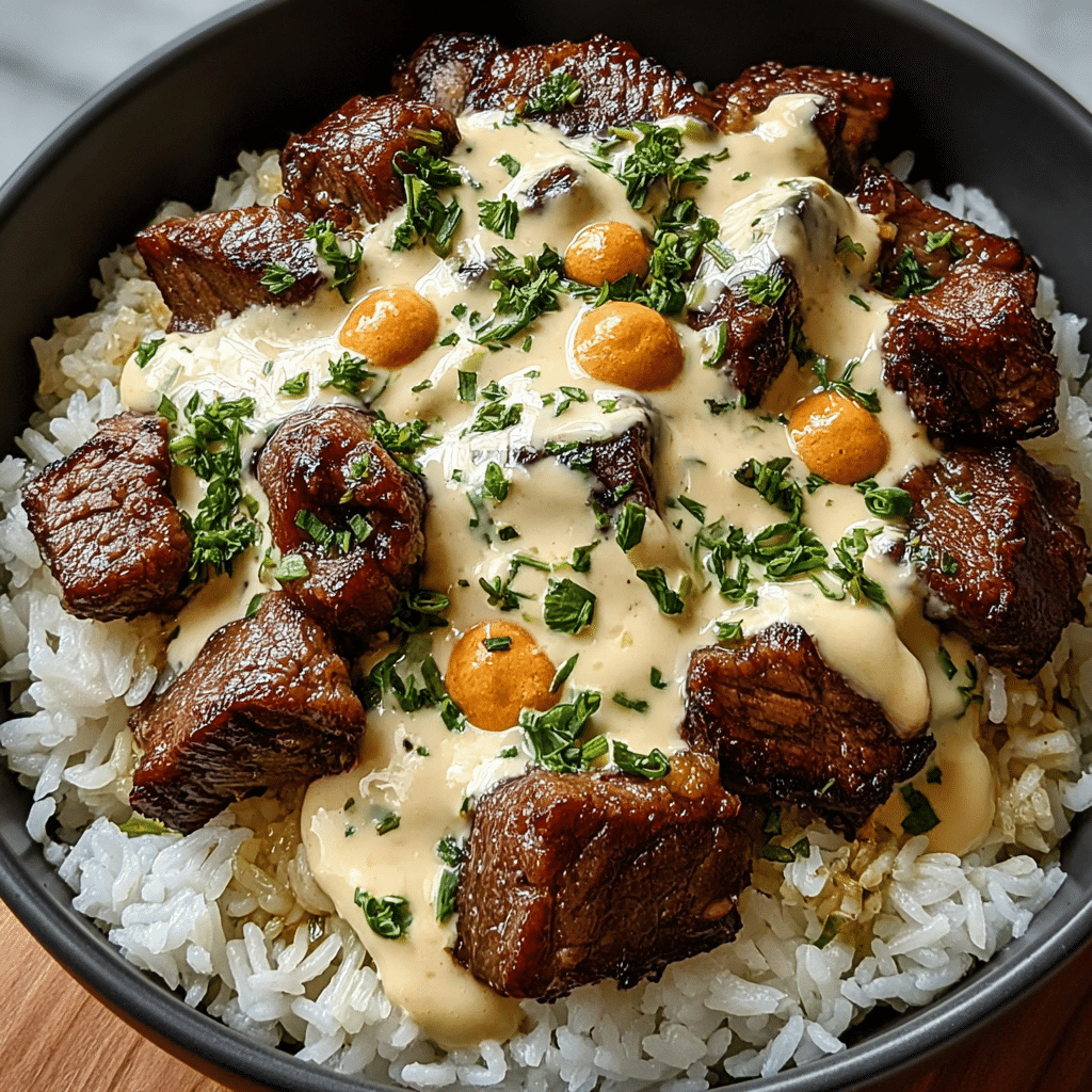 Steak & Queso Rice (Print) Recipe - Recipe Image