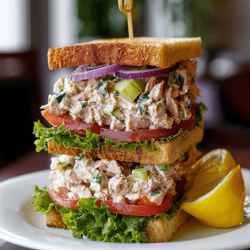 Tuna Salad Sandwich Recipe - Recipe Image