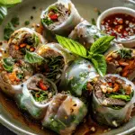 Thai Basil Beef Rolls