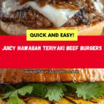 Hawaiian Teriyaki Beef Burgers Recipe
