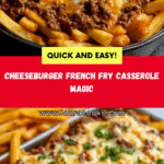 Cheeseburger French Fry Bake Recipe