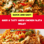 Queso Chicken Fajita Skillet Recipe