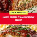 Stuffed Italian Meatloaf Recipe