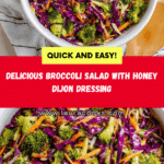 Broccoli Salad with Honey Dijon Dressing Recipe