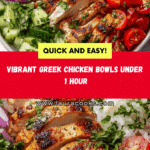 Healthy Greek Chicken Bowl : A Fresh Mediterranean Meal Recipe
