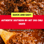 Southern West Virginia Hot Dog Chili Sauce Recipe