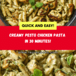 Creamy Chicken Pesto Pasta Recipe
