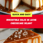 Dulce de Leche Cheesecake Recipe