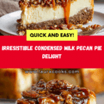 Condensed Milk Pecan Pie Recipe