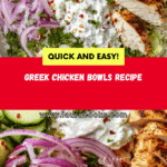 Greek Chicken Bowls Recipe