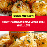 Crispy Parmesan Cauliflower Bites Recipe
