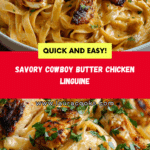 Divide the cowboy butter chicken linguine among plates, and sprinkle with freshly grated Parmesan cheese Recipe