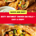 Southwest Chicken Egg Roll Recipe
