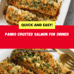 Panko Crusted Salmon Recipe