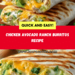 Chicken Avocado Ranch Burritos Recipe