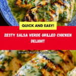 The Best Grilled Salsa Verde Pepper Jack Chicken Recipe