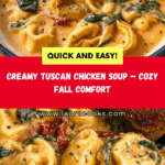 Creamy Tuscan Chicken Soup Recipe
